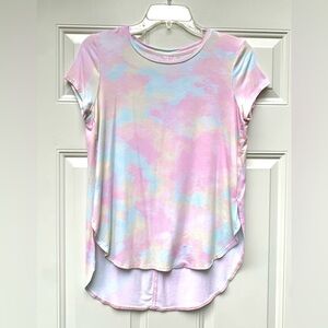 Old Navy Luxe Vintage Y2K Tee Shirt XL Women's Rainbow Summer Top Short Sleeve
